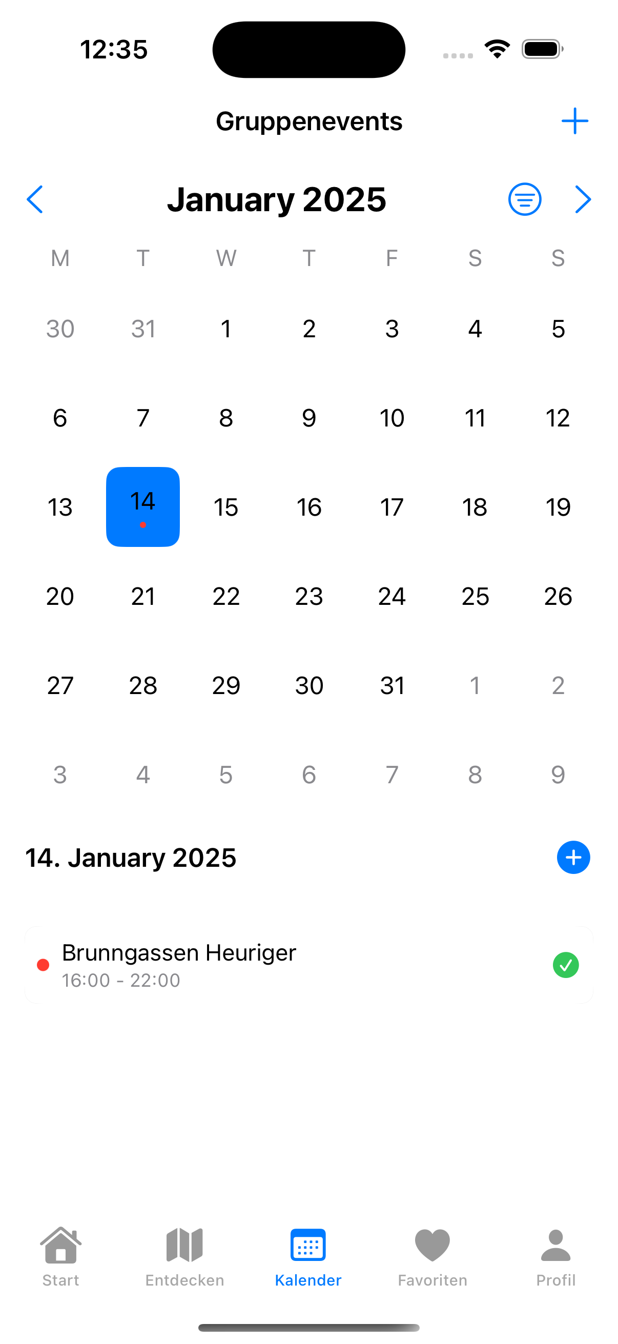 Shared Calendar